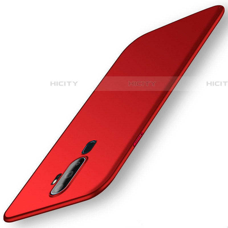 Coque Plastique Rigide Etui Housse Mat M01 pour Oppo A11 Rouge Plus