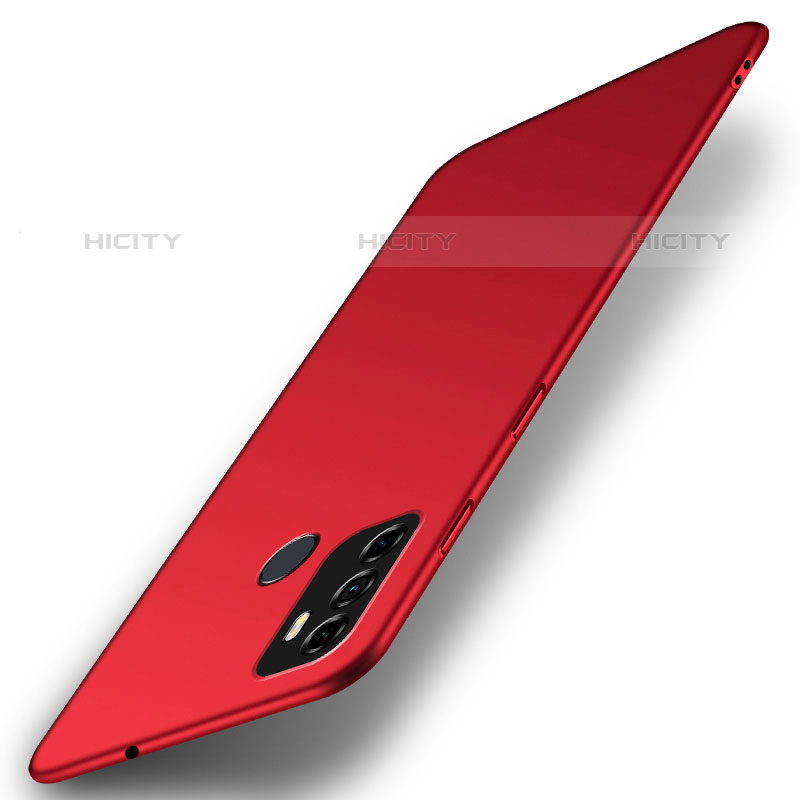 Coque Plastique Rigide Etui Housse Mat M01 pour Oppo A11s Rouge Plus