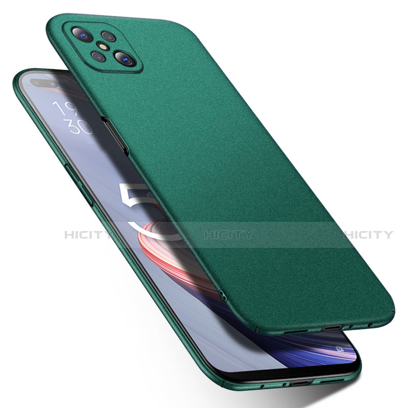 Coque Plastique Rigide Etui Housse Mat M01 pour Oppo A92s 5G Vert Plus