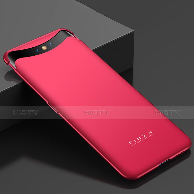 Coque Plastique Rigide Etui Housse Mat M01 pour Oppo Find X Rouge Plus