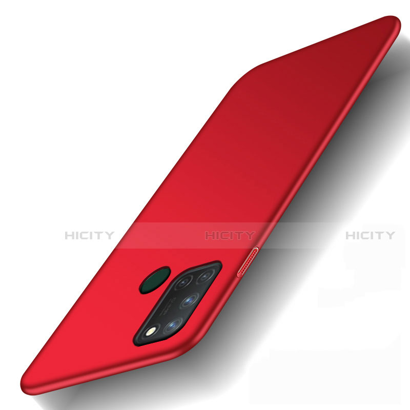 Coque Plastique Rigide Etui Housse Mat M01 pour Realme 7i Rouge Plus