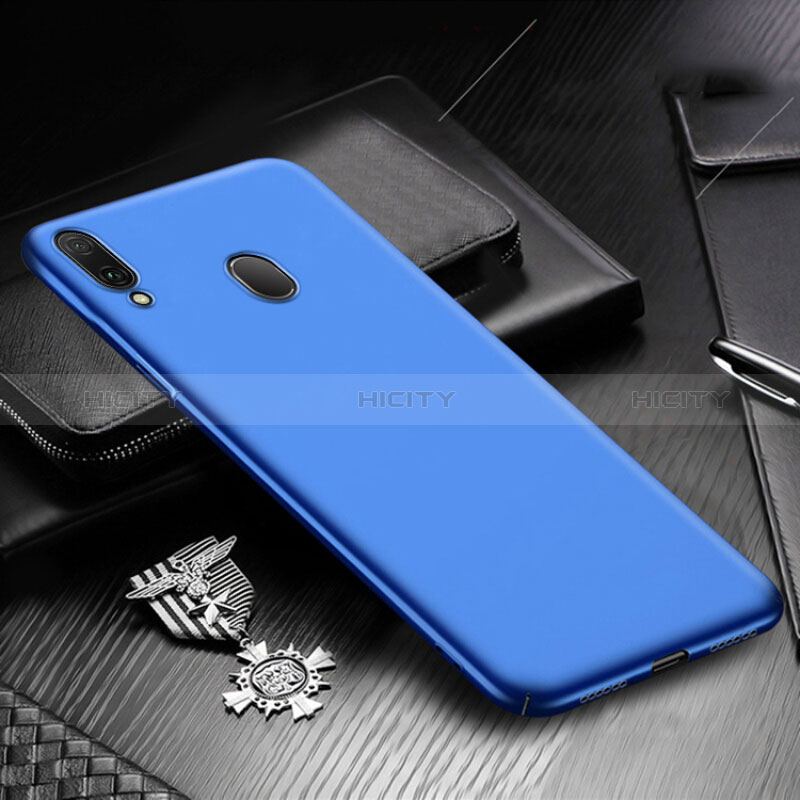 Coque Plastique Rigide Etui Housse Mat M01 pour Samsung Galaxy A20 Bleu Plus