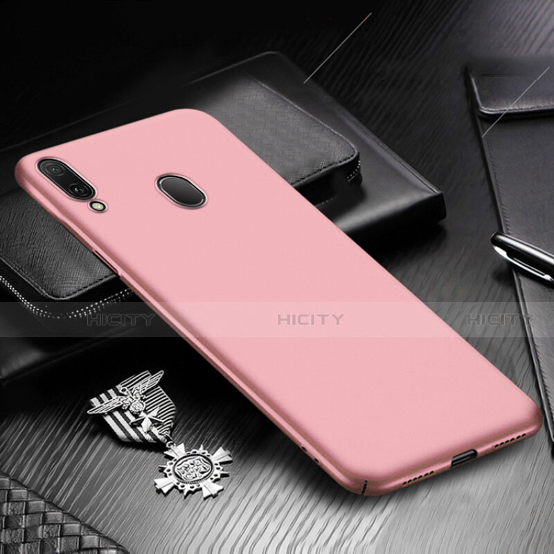 Coque Plastique Rigide Etui Housse Mat M01 pour Samsung Galaxy A30 Or Rose Plus