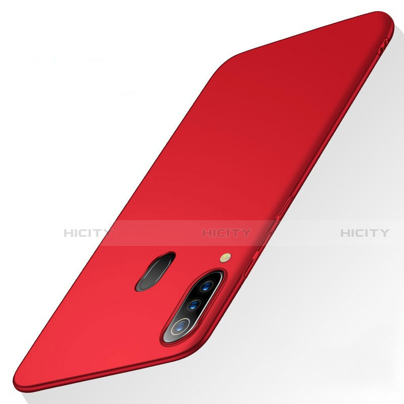 Coque Plastique Rigide Etui Housse Mat M01 pour Samsung Galaxy A60 Rouge Plus