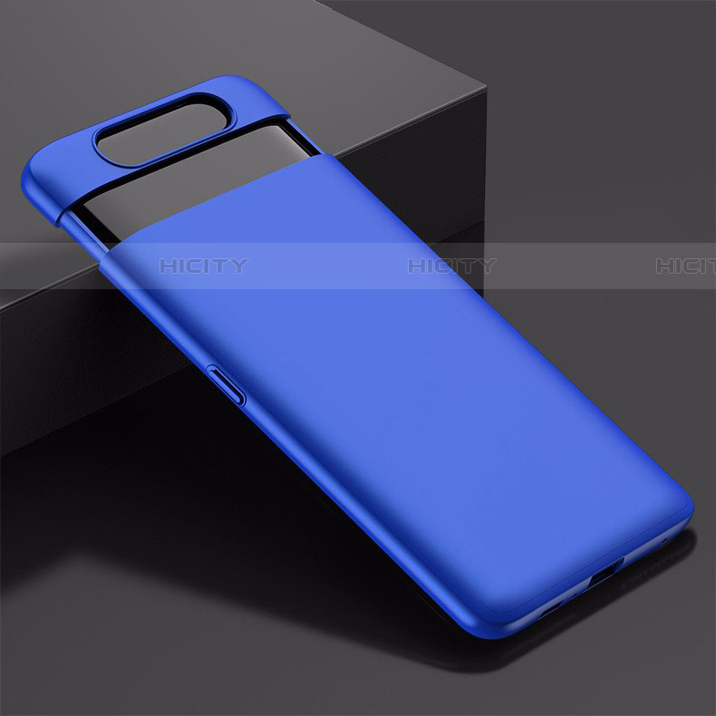 Coque Plastique Rigide Etui Housse Mat M01 pour Samsung Galaxy A90 4G Bleu Plus