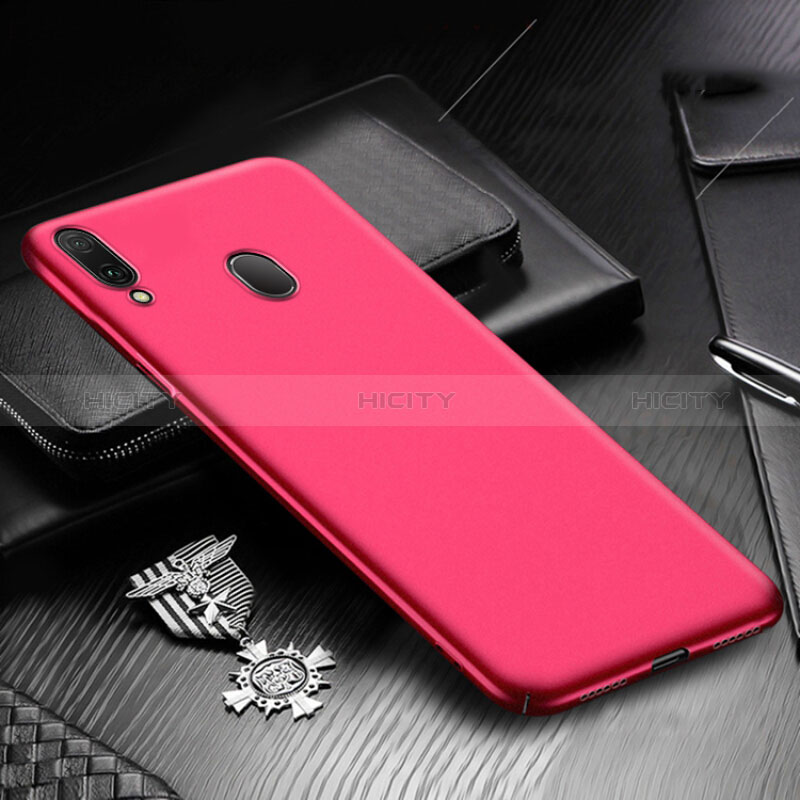 Coque Plastique Rigide Etui Housse Mat M01 pour Samsung Galaxy M10S Rouge Plus