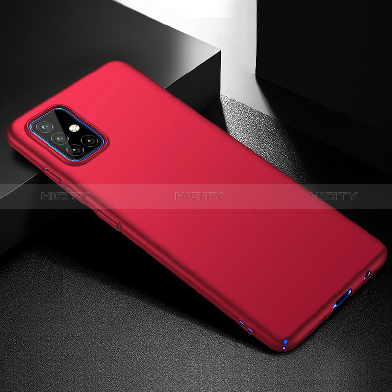 Coque Plastique Rigide Etui Housse Mat M01 pour Samsung Galaxy M40S Rouge Plus