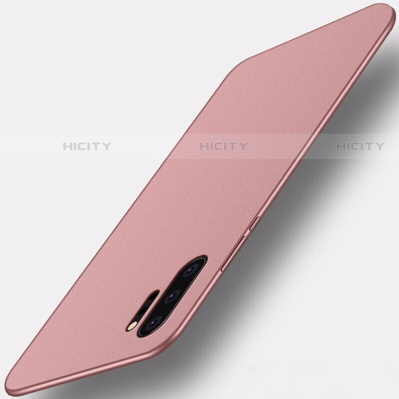 Coque Plastique Rigide Etui Housse Mat M01 pour Samsung Galaxy Note 10 Plus 5G Or Rose Plus