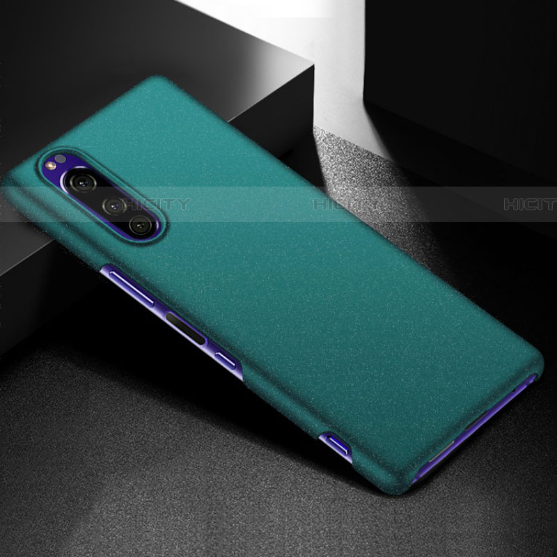 Coque Plastique Rigide Etui Housse Mat M01 pour Sony Xperia 5 Vert Plus