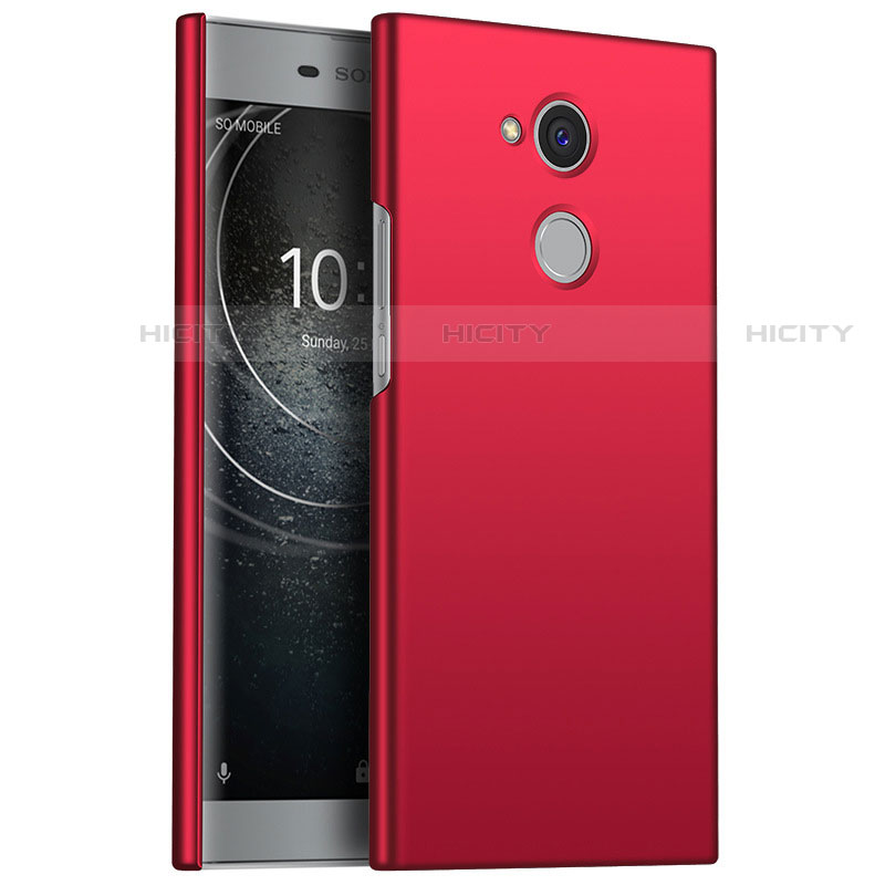 Coque Plastique Rigide Etui Housse Mat M01 pour Sony Xperia L2 Rouge Plus