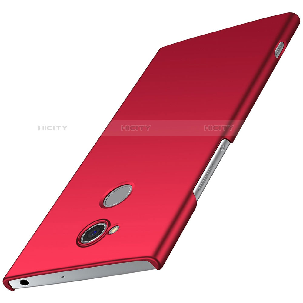 Coque Plastique Rigide Etui Housse Mat M01 pour Sony Xperia XA2 Rouge Plus