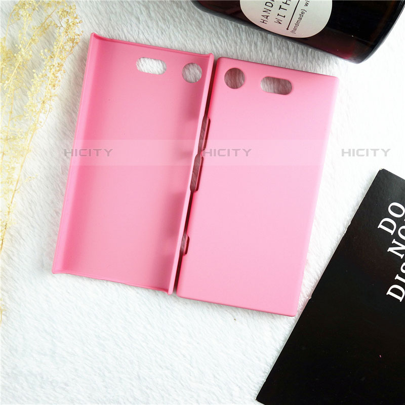 Coque Plastique Rigide Etui Housse Mat M01 pour Sony Xperia XZ1 Compact Rose Plus