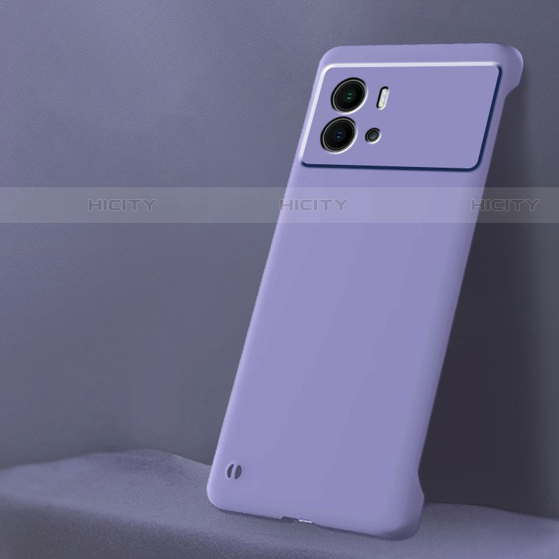 Coque Plastique Rigide Etui Housse Mat M01 pour Vivo iQOO 9 5G Violet Clair Plus