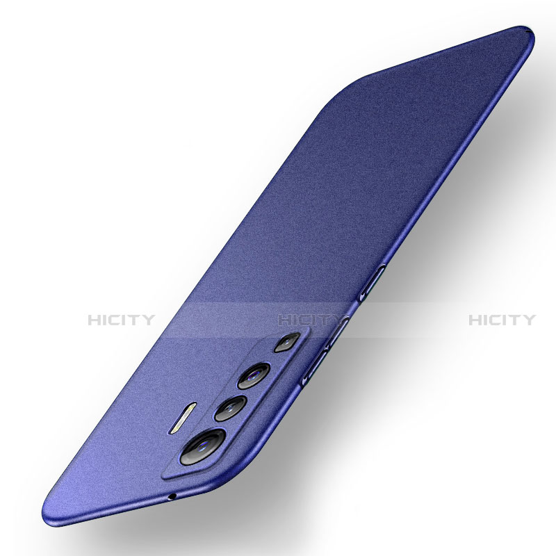 Coque Plastique Rigide Etui Housse Mat M01 pour Vivo X50 5G Bleu Plus