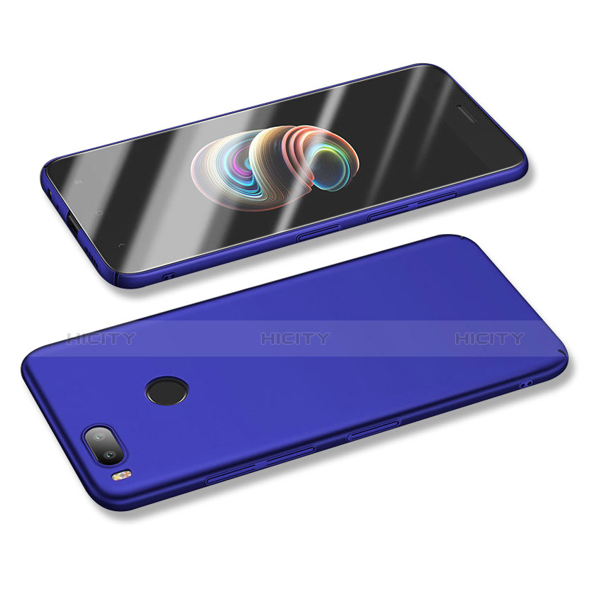 Coque Plastique Rigide Etui Housse Mat M01 pour Xiaomi Mi 5X Bleu Plus