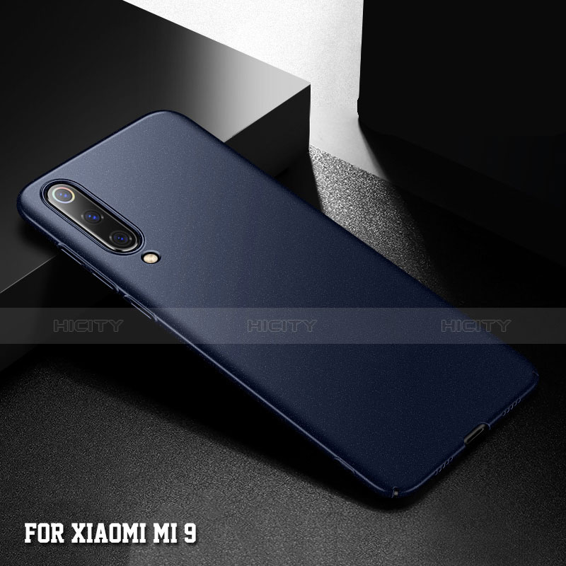 Coque Plastique Rigide Etui Housse Mat M01 pour Xiaomi Mi 9 Bleu Plus