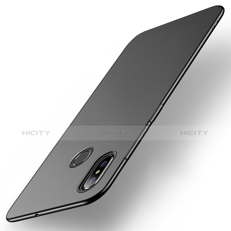 Coque Plastique Rigide Etui Housse Mat M01 pour Xiaomi Mi Max 3 Noir Plus