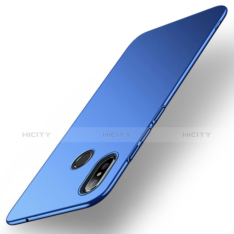 Coque Plastique Rigide Etui Housse Mat M01 pour Xiaomi Mi Mix 3 Bleu Plus