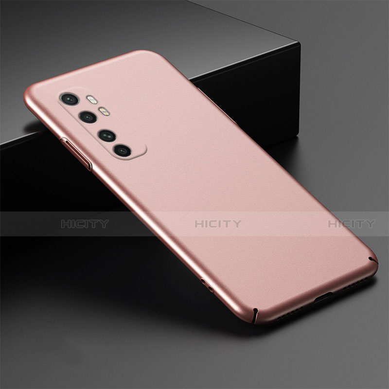 Coque Plastique Rigide Etui Housse Mat M01 pour Xiaomi Mi Note 10 Lite Or Rose Plus