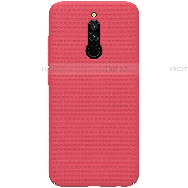 Coque Plastique Rigide Etui Housse Mat M01 pour Xiaomi Redmi 8 Rouge Plus