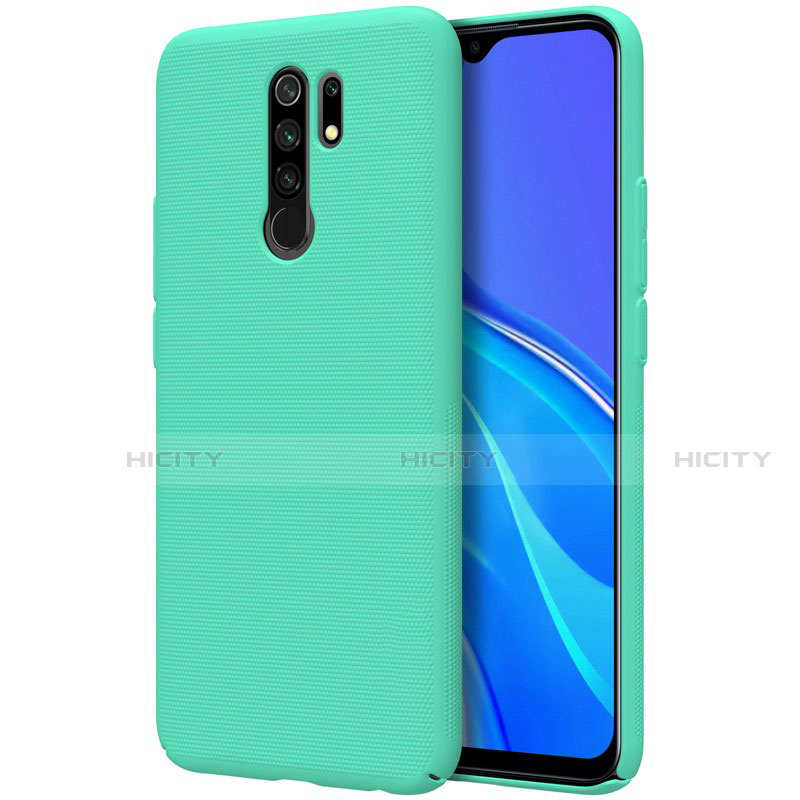 Coque Plastique Rigide Etui Housse Mat M01 pour Xiaomi Redmi 9 Prime India Vert Plus