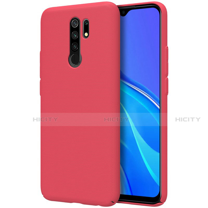 Coque Plastique Rigide Etui Housse Mat M01 pour Xiaomi Redmi 9 Rouge Plus