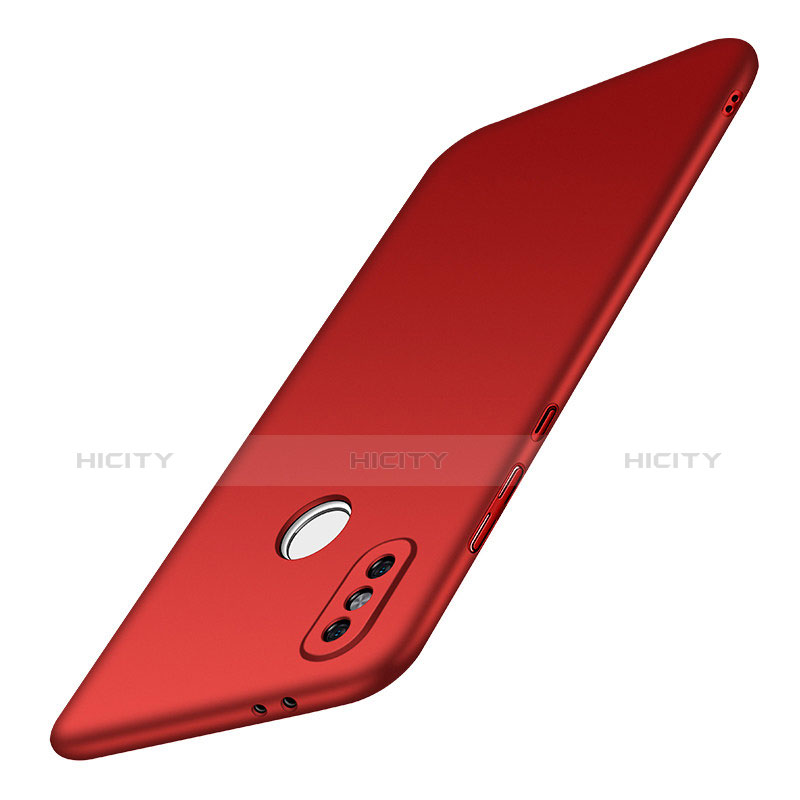 Coque Plastique Rigide Etui Housse Mat M01 pour Xiaomi Redmi Note 5 AI Dual Camera Rouge Plus