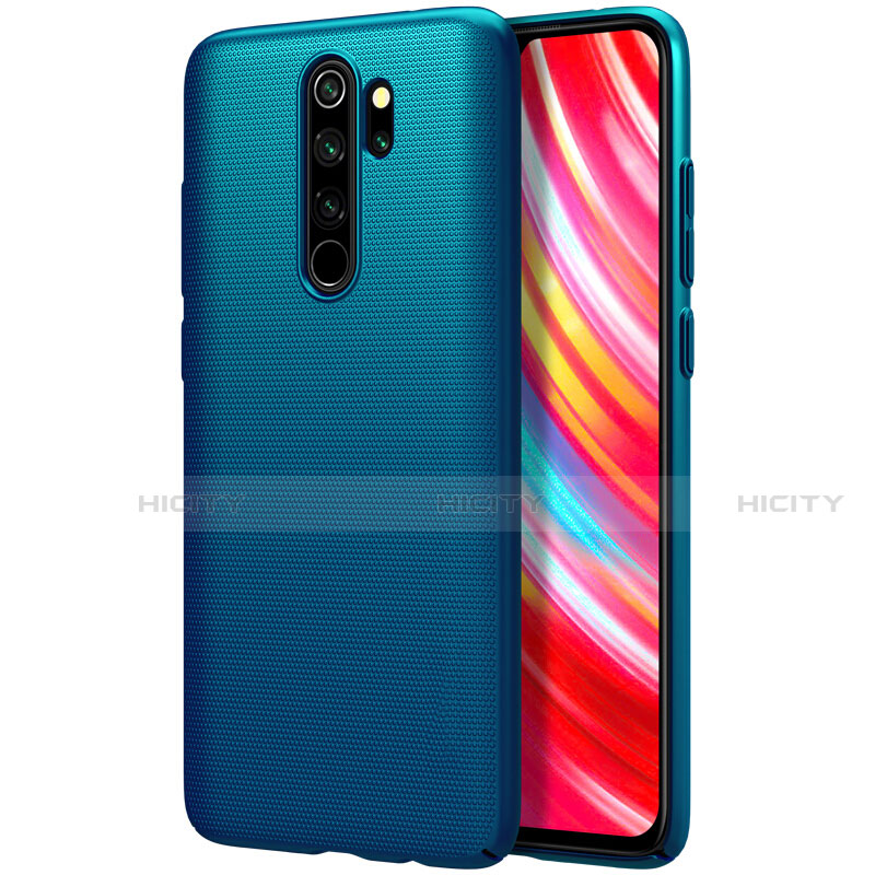 Coque Plastique Rigide Etui Housse Mat M01 pour Xiaomi Redmi Note 8 Pro Bleu Plus