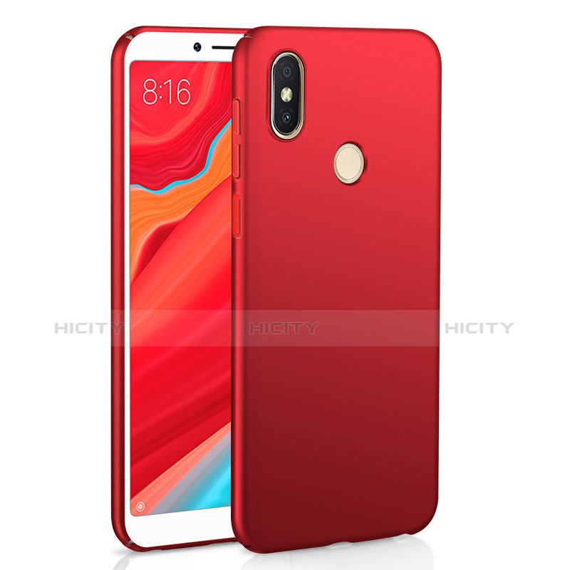 Coque Plastique Rigide Etui Housse Mat M01 pour Xiaomi Redmi S2 Rouge Plus