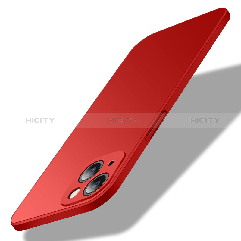 Coque Plastique Rigide Etui Housse Mat M02 pour Apple iPhone 15 Rouge Plus