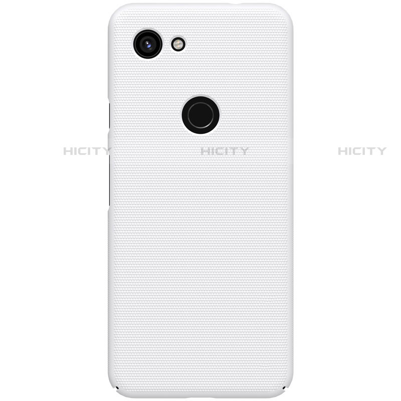 Coque Plastique Rigide Etui Housse Mat M02 pour Google Pixel 3a Blanc Plus