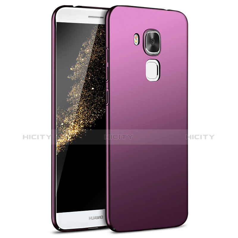 Coque Plastique Rigide Etui Housse Mat M02 pour Huawei G9 Plus Violet Plus