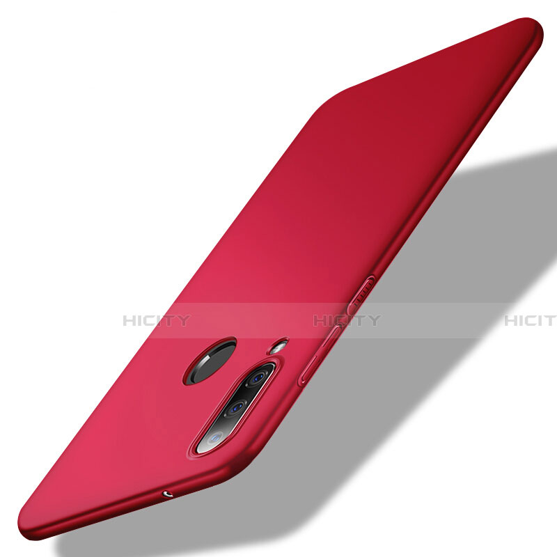 Coque Plastique Rigide Etui Housse Mat M02 pour Huawei Honor 20E Rouge Plus