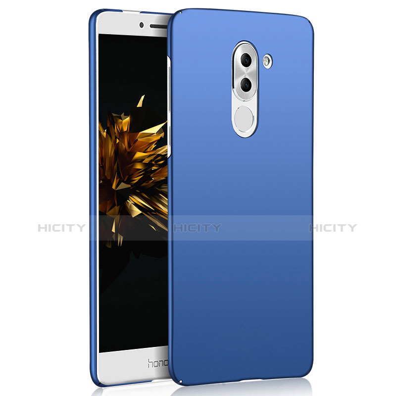 Coque Plastique Rigide Etui Housse Mat M02 pour Huawei Honor 6X Bleu Plus