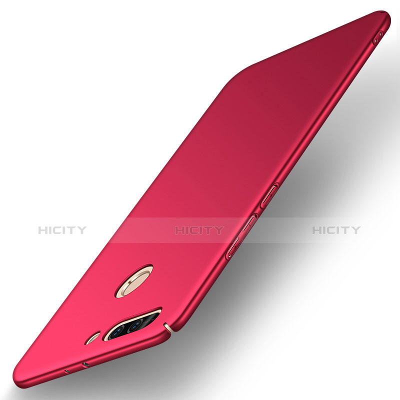 Coque Plastique Rigide Etui Housse Mat M02 pour Huawei Honor 8 Pro Rouge Plus