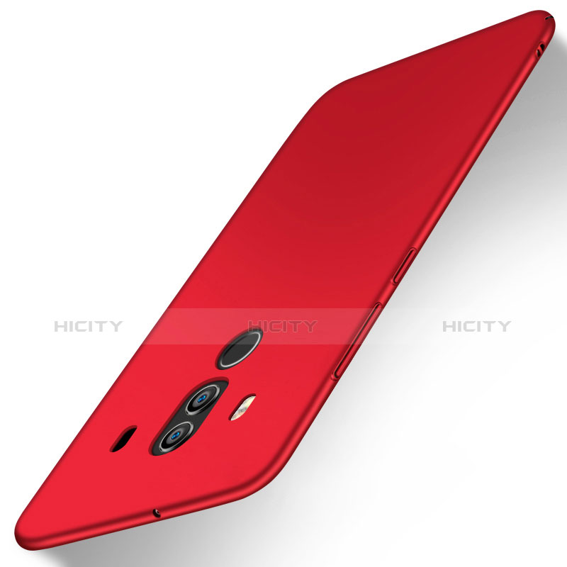 Coque Plastique Rigide Etui Housse Mat M02 pour Huawei Mate 10 Pro Rouge Plus