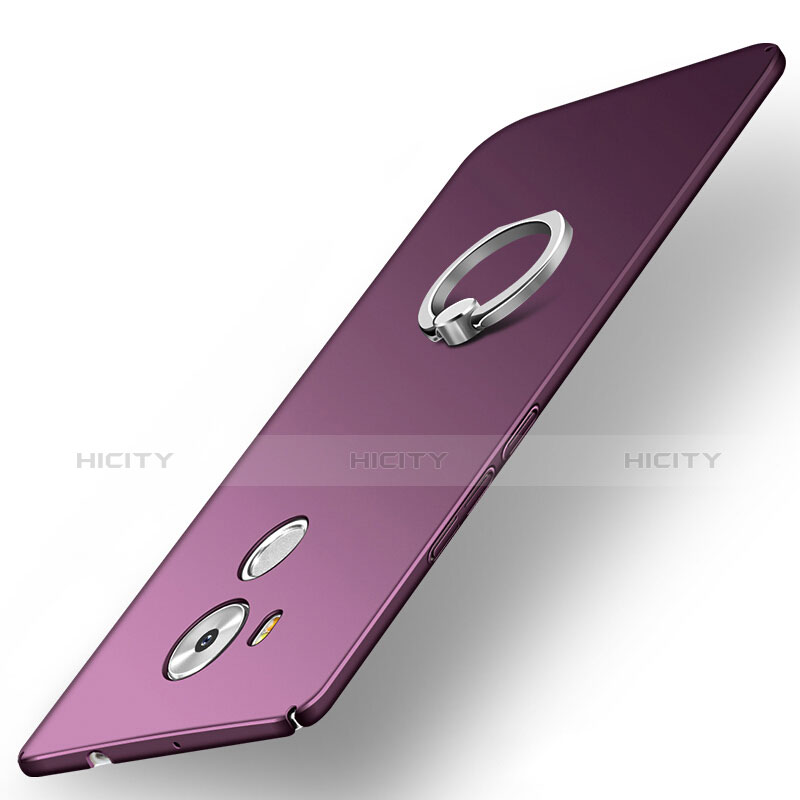 Coque Plastique Rigide Etui Housse Mat M02 pour Huawei Mate 8 Violet Plus