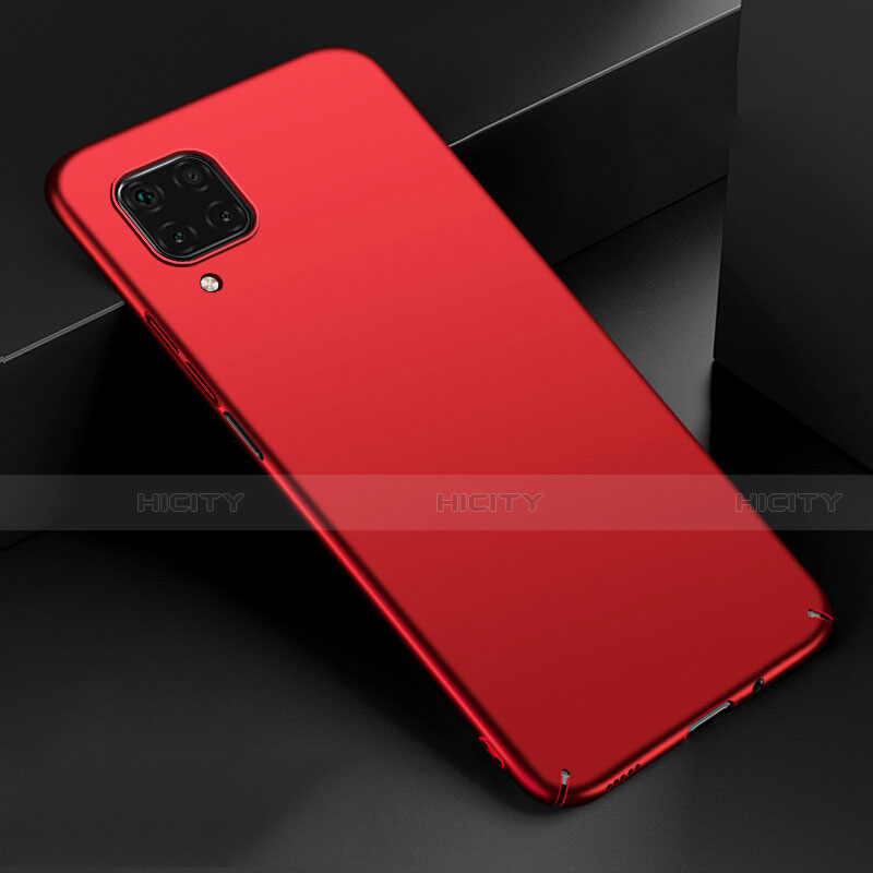 Coque Plastique Rigide Etui Housse Mat M02 pour Huawei Nova 6 SE Rouge Plus