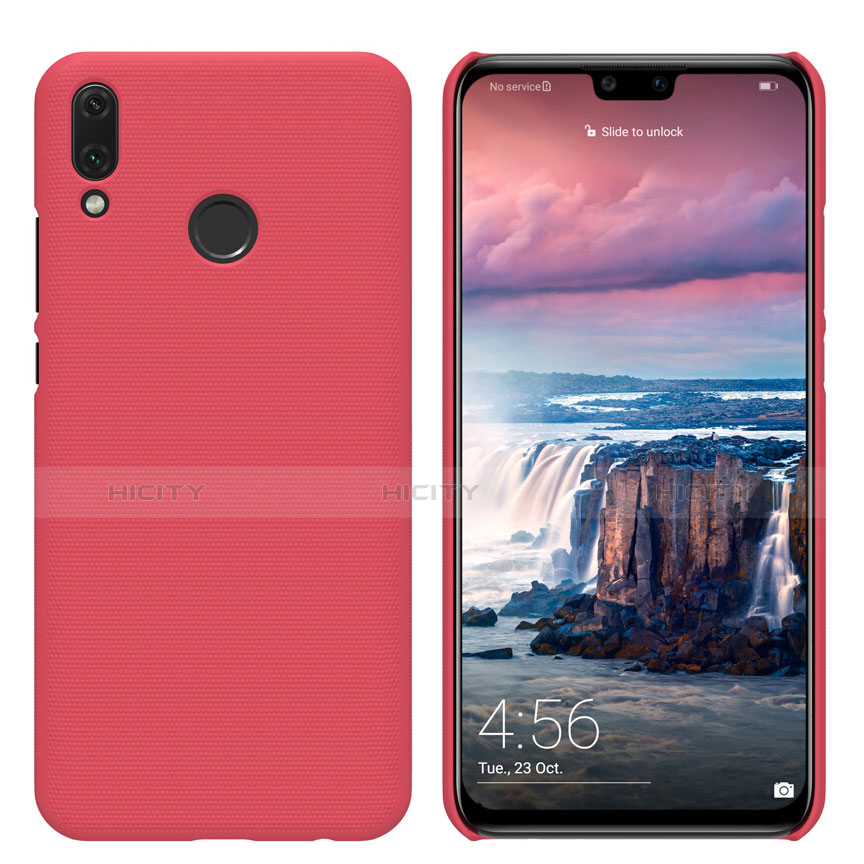 Coque Plastique Rigide Etui Housse Mat M02 pour Huawei Y9 (2019) Rouge Plus