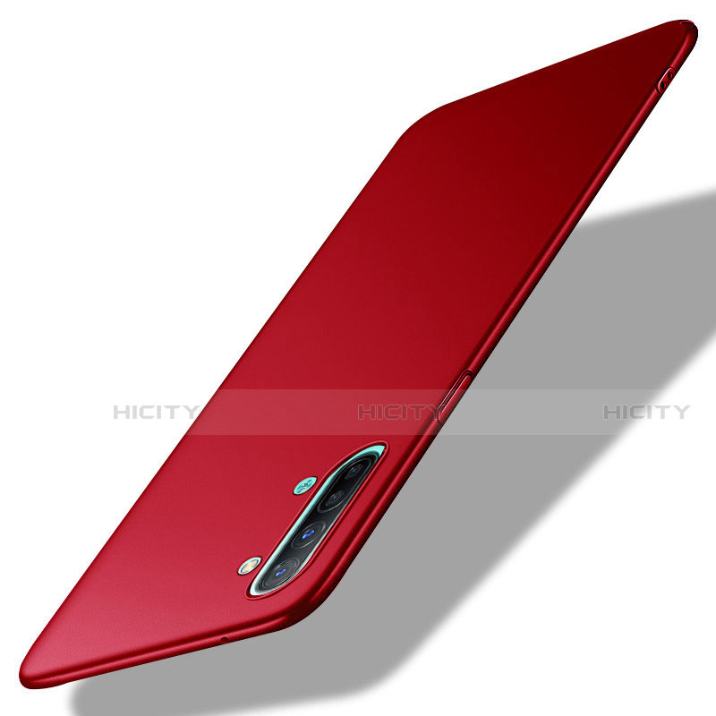 Coque Plastique Rigide Etui Housse Mat M02 pour Oppo F15 Rouge Plus