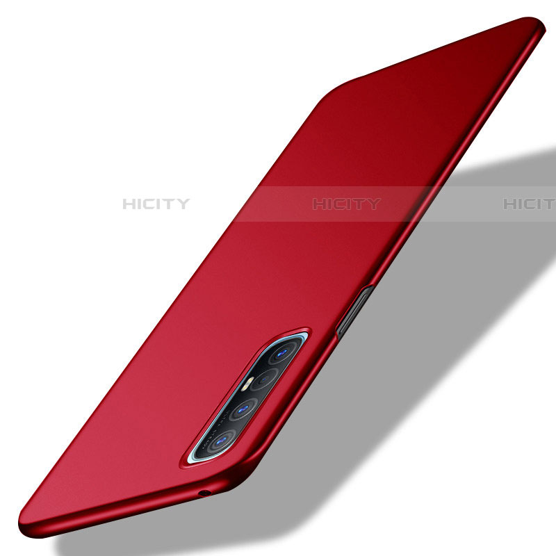 Coque Plastique Rigide Etui Housse Mat M02 pour Oppo Reno3 Pro Rouge Plus