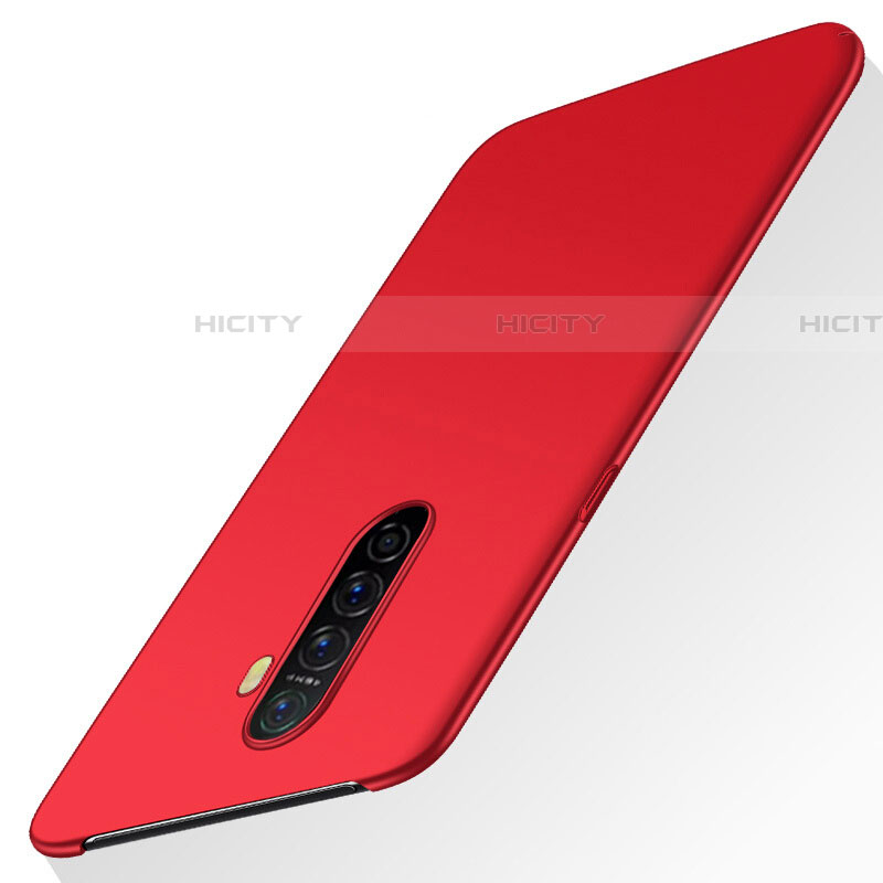 Coque Plastique Rigide Etui Housse Mat M02 pour Realme X2 Pro Rouge Plus