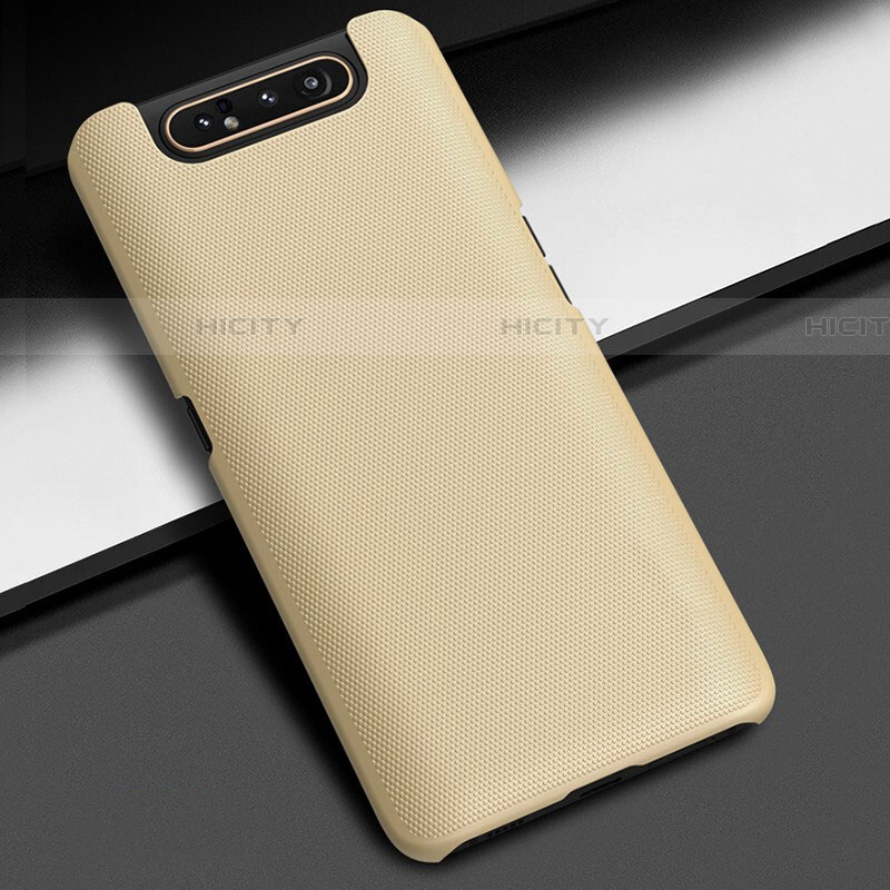 Coque Plastique Rigide Etui Housse Mat M02 pour Samsung Galaxy A90 4G Or Plus