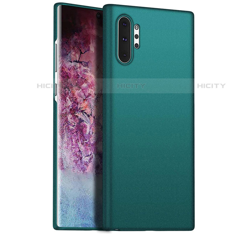 Coque Plastique Rigide Etui Housse Mat M02 pour Samsung Galaxy Note 10 Plus 5G Vert Plus