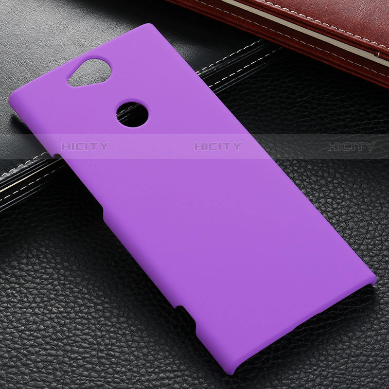 Coque Plastique Rigide Etui Housse Mat M02 pour Sony Xperia XA2 Plus Violet Plus