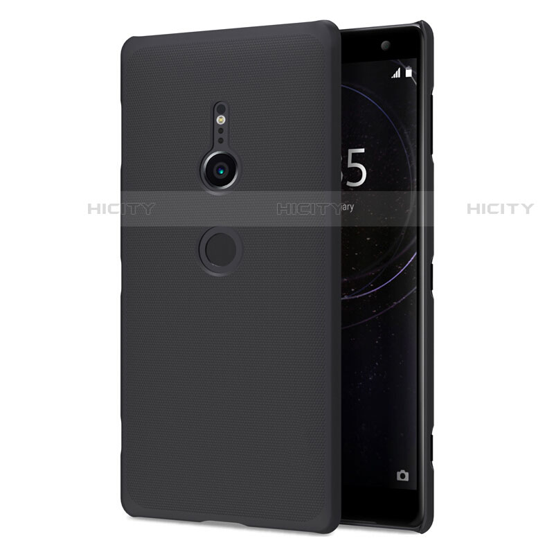 Coque Plastique Rigide Etui Housse Mat M02 pour Sony Xperia XZ2 Noir Plus