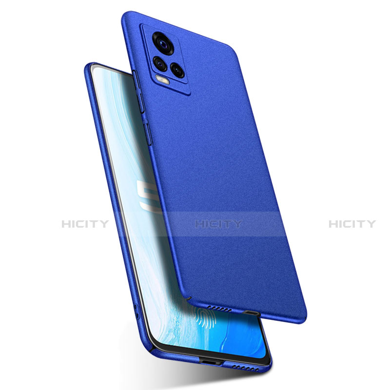 Coque Plastique Rigide Etui Housse Mat M02 pour Vivo V20 Pro 5G Bleu Plus