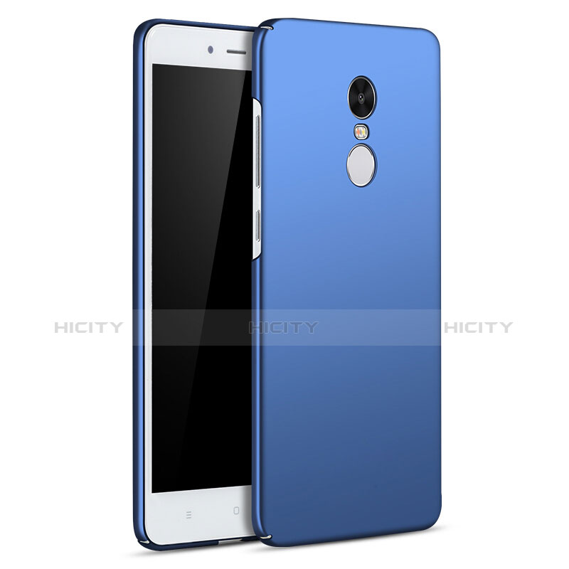 Coque Plastique Rigide Etui Housse Mat M02 pour Xiaomi Redmi Note 4X High Edition Bleu Plus