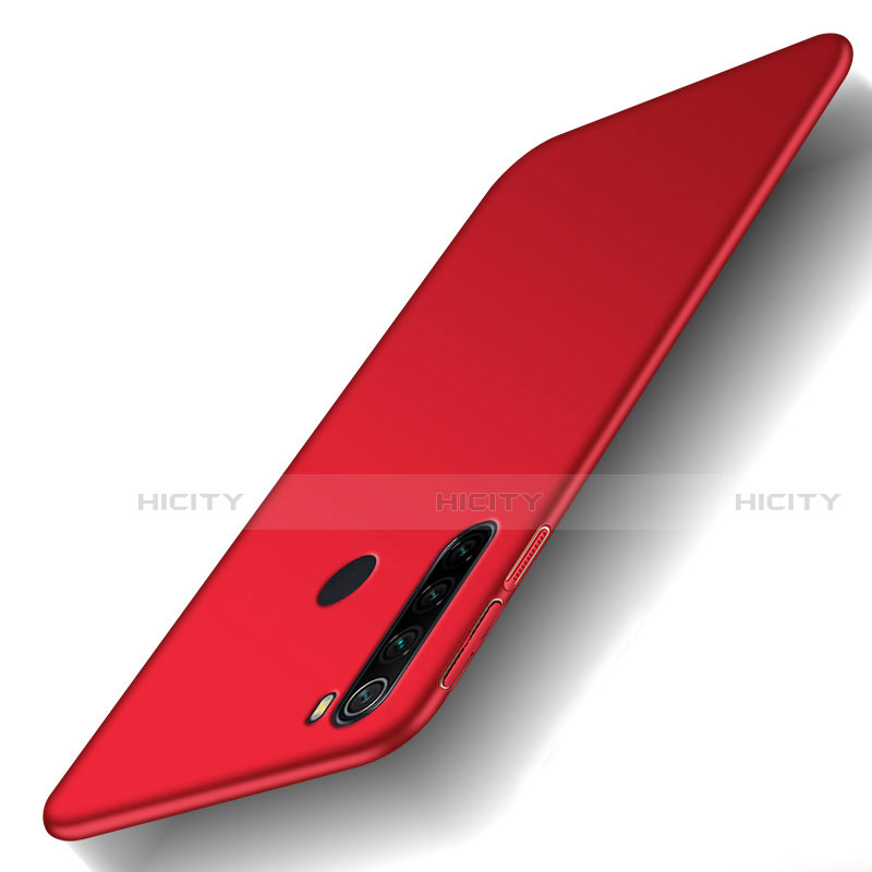 Coque Plastique Rigide Etui Housse Mat M02 pour Xiaomi Redmi Note 8 (2021) Rouge Plus