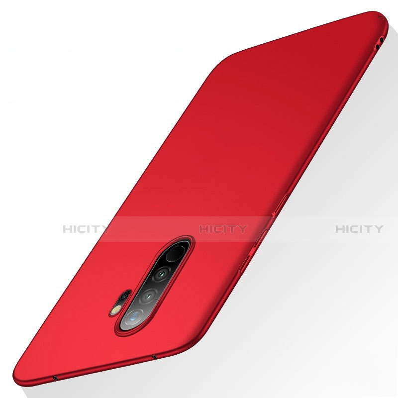 Coque Plastique Rigide Etui Housse Mat M02 pour Xiaomi Redmi Note 8 Pro Rouge Plus